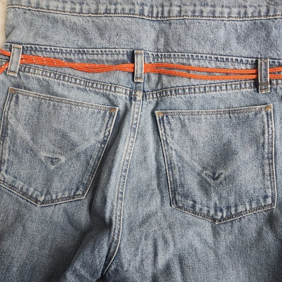 Hudson Stylish Blue Jeans with Orange Accents - Picture 6 of 8